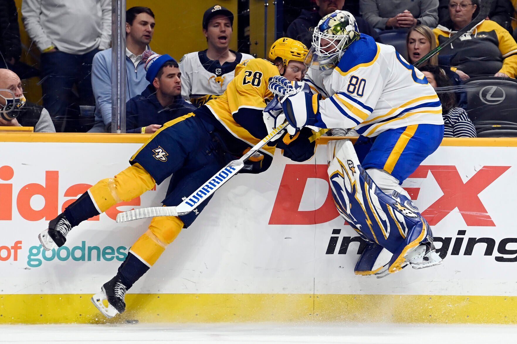 APTOPIX Sabres Predators Hockey